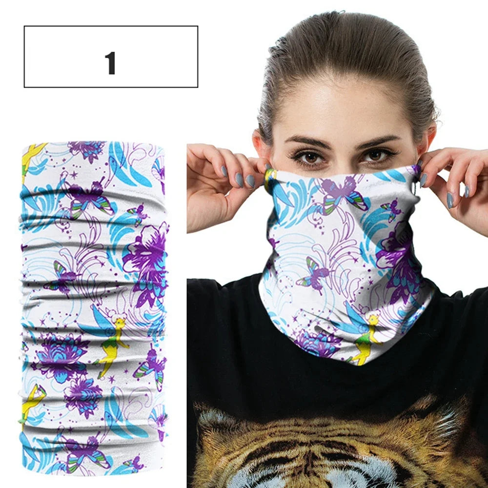 Unisex Multifunctional Headwear – Neck Gaiter, Bandana Face