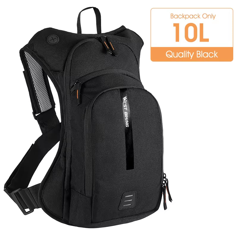 10L Ultralight Cycling Backpack Ergonomic Strap MTB Road Bicycle Bag with Water Bag Outdoor Hiking Climbing Bag