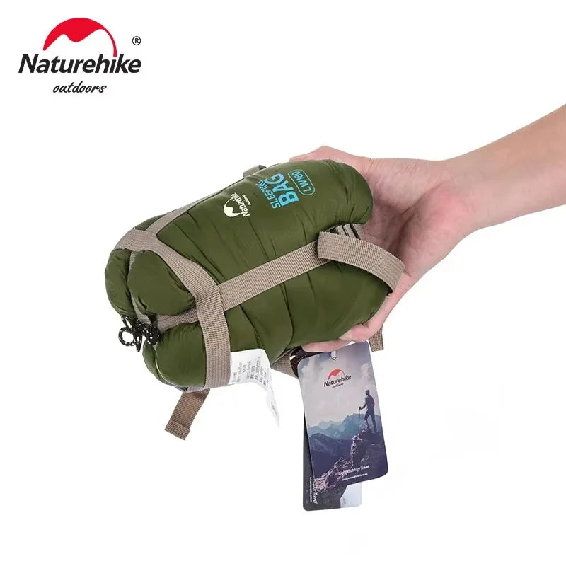 Naturehike LW180 Ultralight Cotton Sleeping Bag – Compact 3-Season Waterproof Sleeping Bag for Hiking & Camping | Hike This Supply