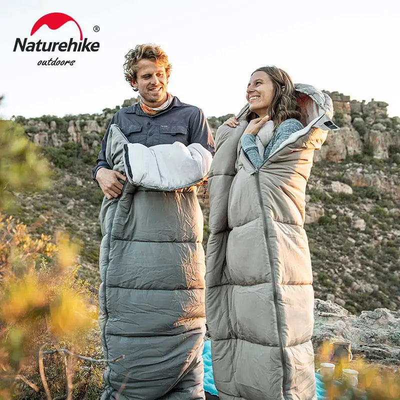 Naturehike M-Series Sleeping Bags – M180/M300/M400 Lightweight, Double & Winter-Ready Sleeping Bags for Spring & Autumn Camping | Hike This Supply