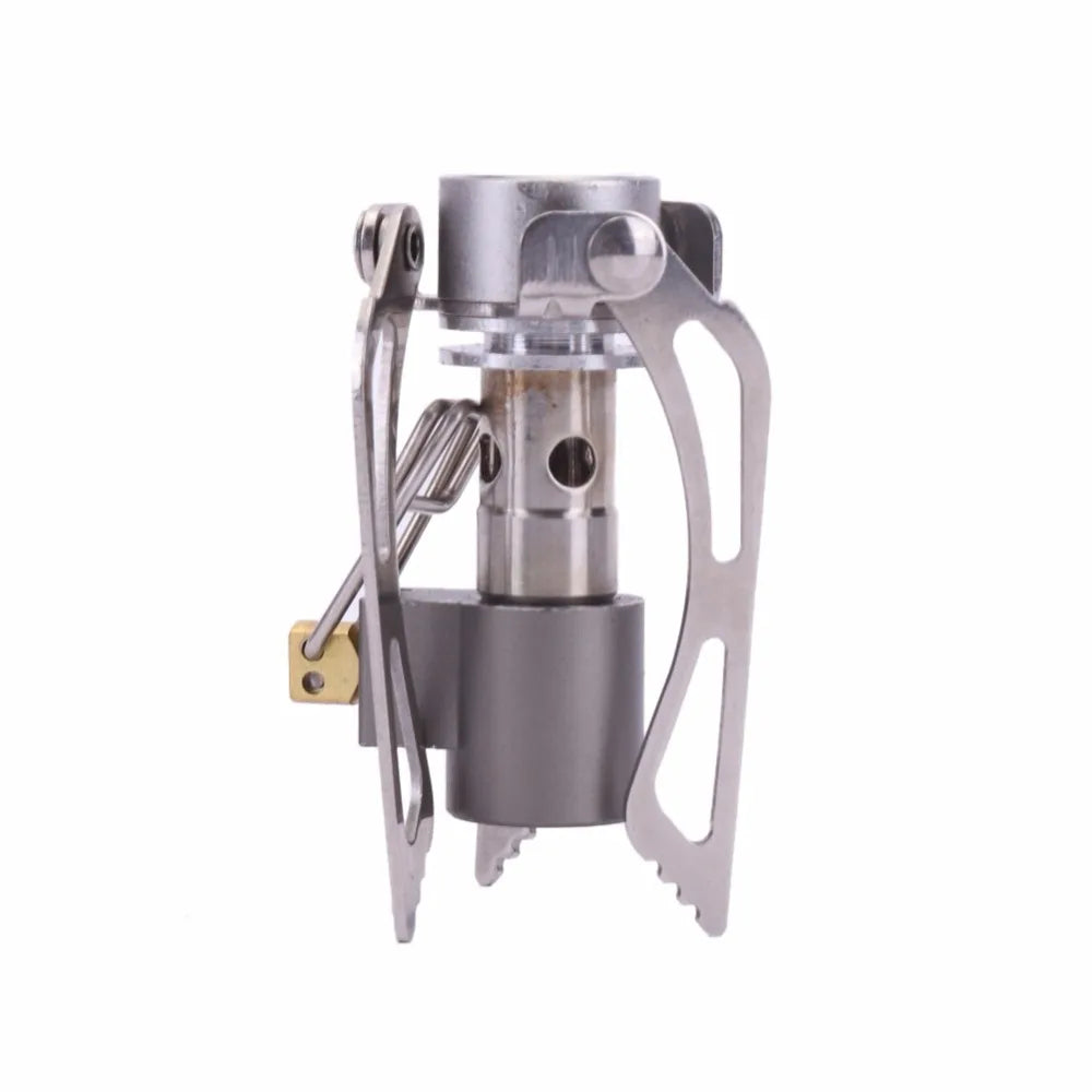 Mini Portable Camping Gas Stove – 3000W Foldable Stainless Steel Pocket Burner for Outdoor Cooking & Survival | Hike This Supply
