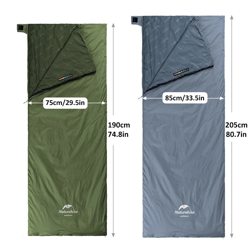 Naturehike LW180 Ultralight Cotton Sleeping Bag – Compact 3-Season Waterproof Sleeping Bag for Hiking & Camping | Hike This Supply