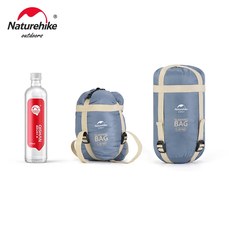 Naturehike LW180 Ultralight Cotton Sleeping Bag – Compact 3-Season Waterproof Sleeping Bag for Hiking & Camping | Hike This Supply