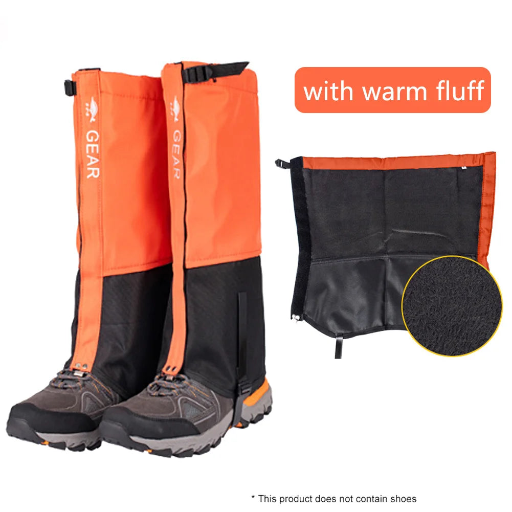 Outdoor Travel Leg Warmers Hiking Leg Gaiter Waterproof Legging Shoes Hunt Climbing Camping Winter Tourist Snow Foot Cover
