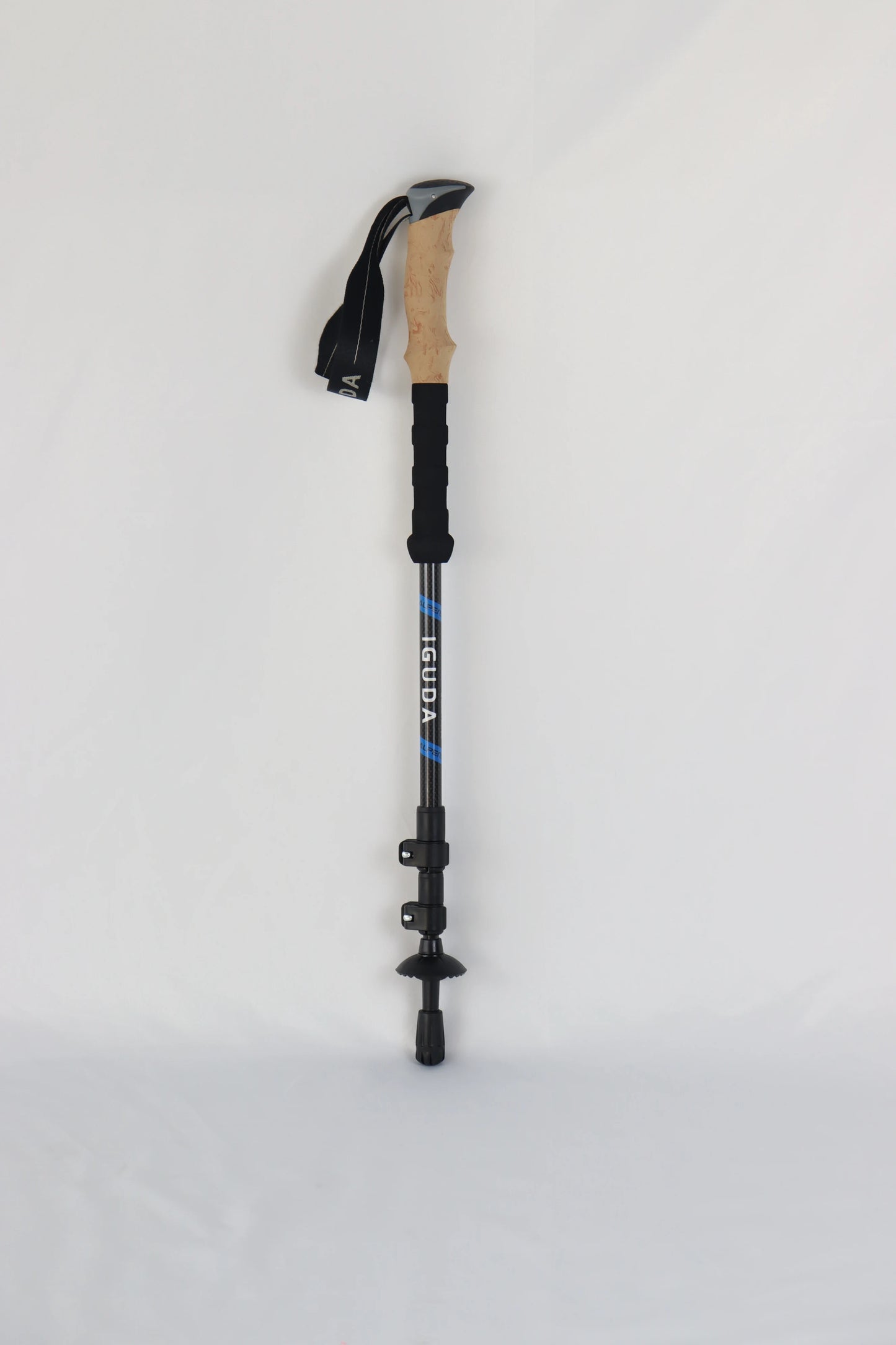 Trekking Poles Carbon Fiber Collapsible Telescopic Sticks Lightweight Walking Hiking Stick Climbing Stick Telescopic Cane