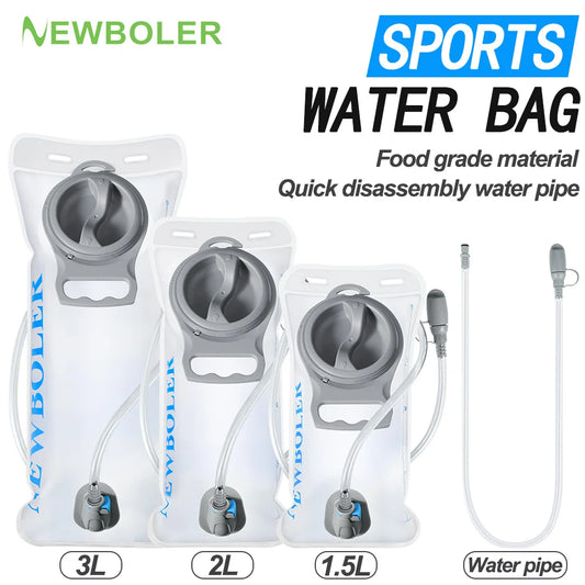 NEWBOLER Sports Water Bladder Hydration Pack Storage Bag BPA Free Portable Food Grade Outdoor Drinking Camping Water Bag