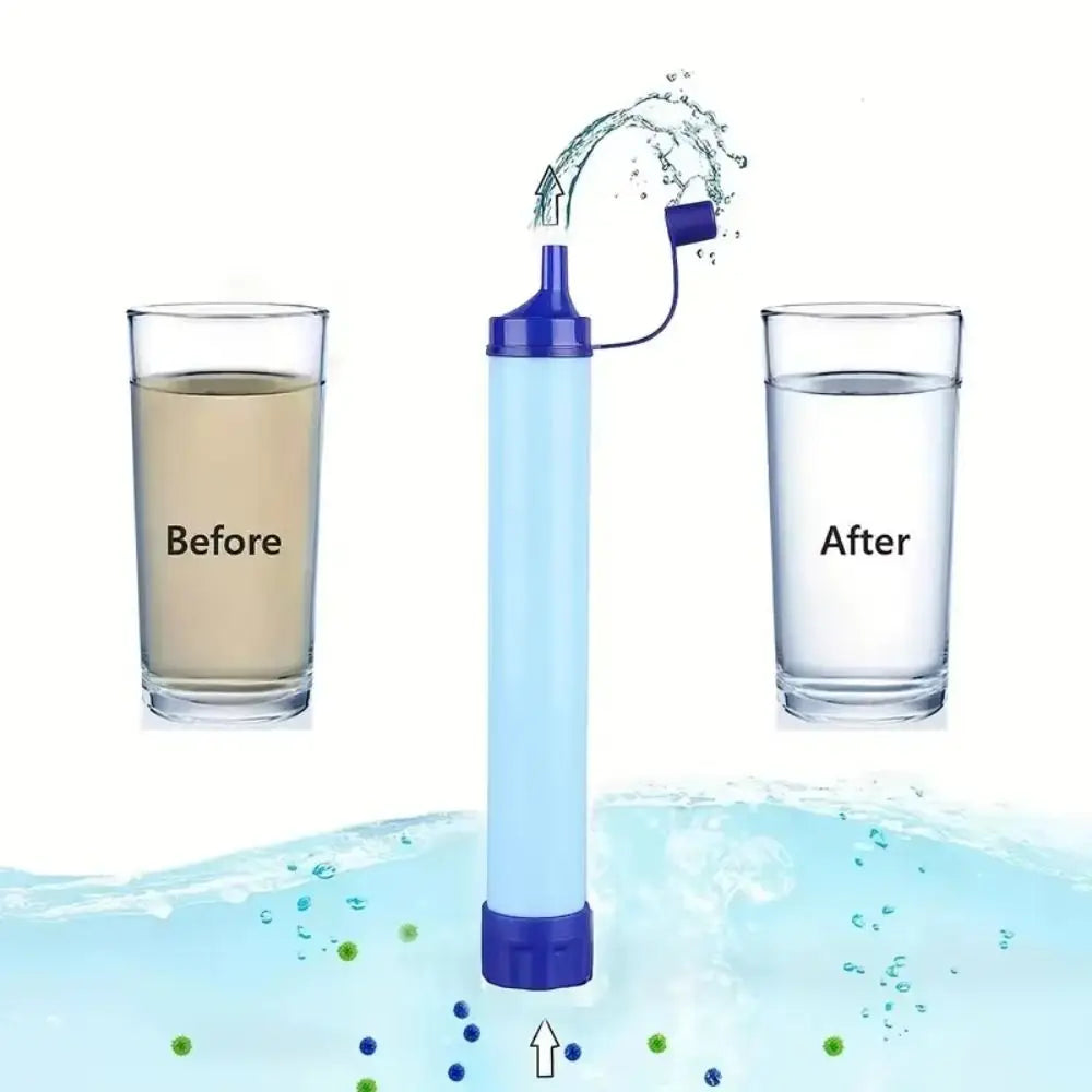Mini Mini Water Filter Straw Straw Purifier Purification Water Filter Survival Portable Drinking Water Filtering Straw Camping