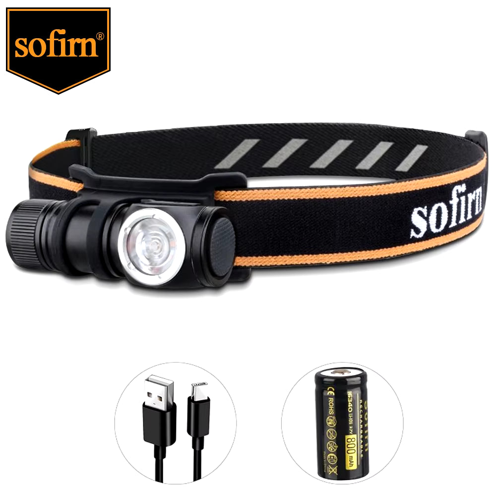 HS10 USB-C Rechargeable Headlamp – 1100 Lumen, High CRI, Right-Angle EDC Flashlight with Magnetic Tail & TIR Optics | Hike This Supply