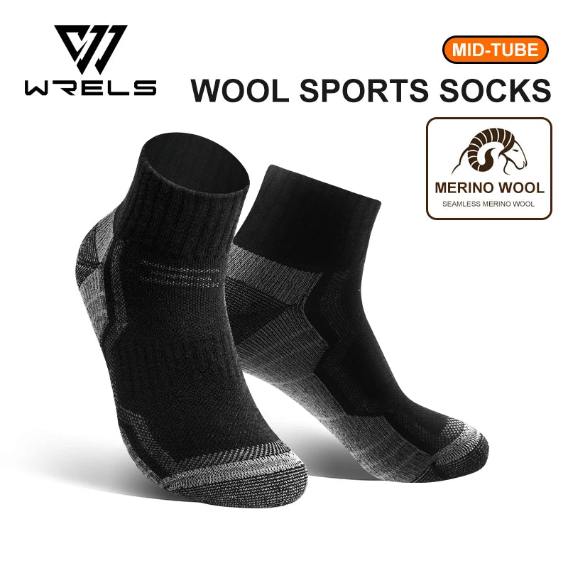 Merino Wool Thermal Socks Winter Warm Ski Hiking Snowboarding Climbing Compression Sports Socks Thick Merino Wool Socks
