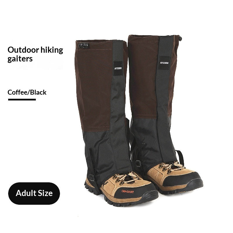 Heavy Duty Leg Gaiters for Hiking, Snowshoeing & Hunting - Waterproof Protection