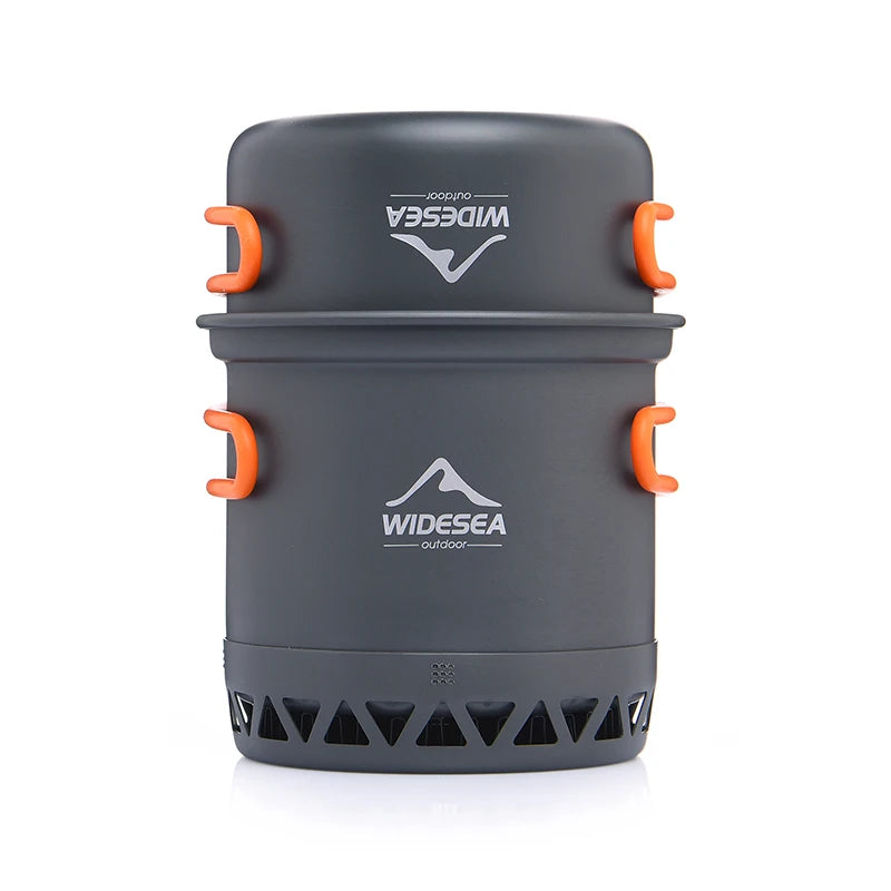 WIDESEA 2-Person Camping Cookware Set – 1.3L & 2.3L Lightweight Outdoor Pot & Kettle Kit for Hiking, Backpacking & 4-Season Cooking | Hike This Supply