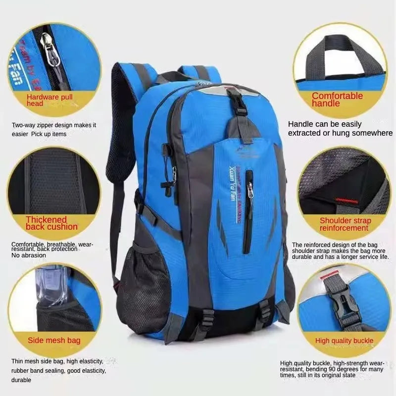 Lightweight Foldable Backpack Men Women Waterproof Packable Backpack Outdoor Travel Hiking Cycling Daypack Camping Shoulders Bag