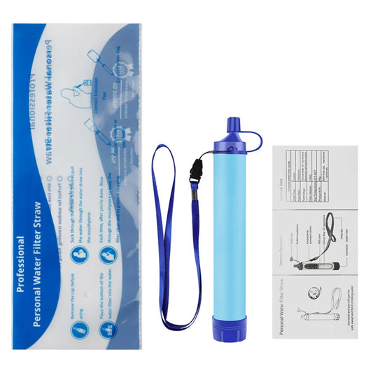 Mini Mini Water Filter Straw Straw Purifier Purification Water Filter Survival Portable Drinking Water Filtering Straw Camping