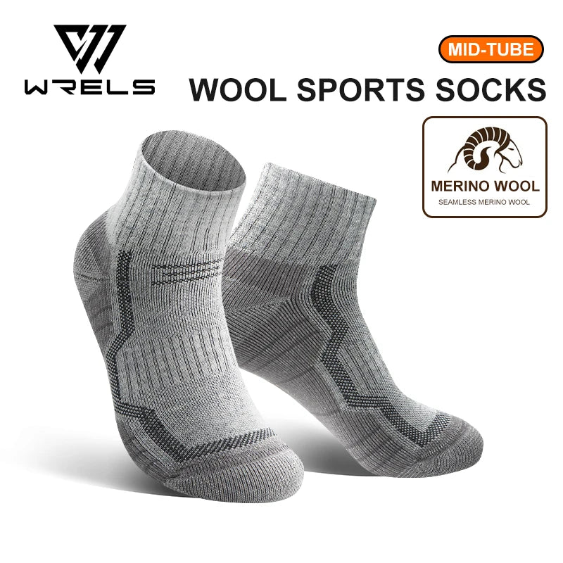 Merino Wool Thermal Socks Winter Warm Ski Hiking Snowboarding Climbing Compression Sports Socks Thick Merino Wool Socks