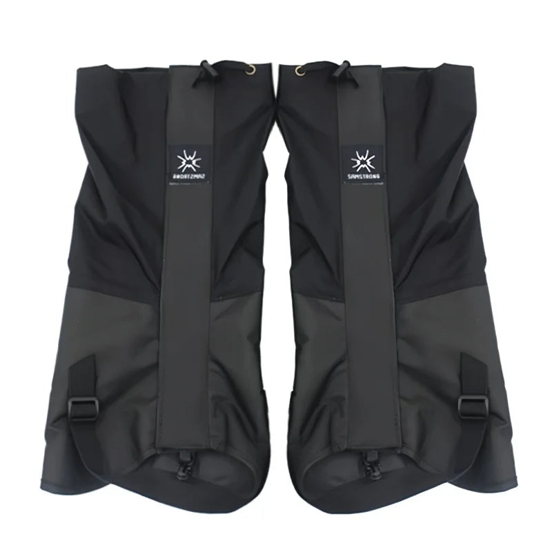1 Pair Outdoor Skiing Camping Hiking Climbing Waterproof High Tube Snow Legging Gaiters Windproof Trekking Desert Boots Covers