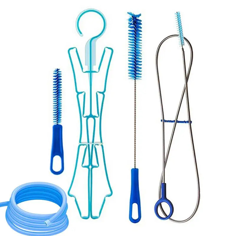Water Hydration Bladder Cleaning Brush Kit Plastic Outdoor Drinking Water Bag Cleaner Camp Hiking Cooking Supplies