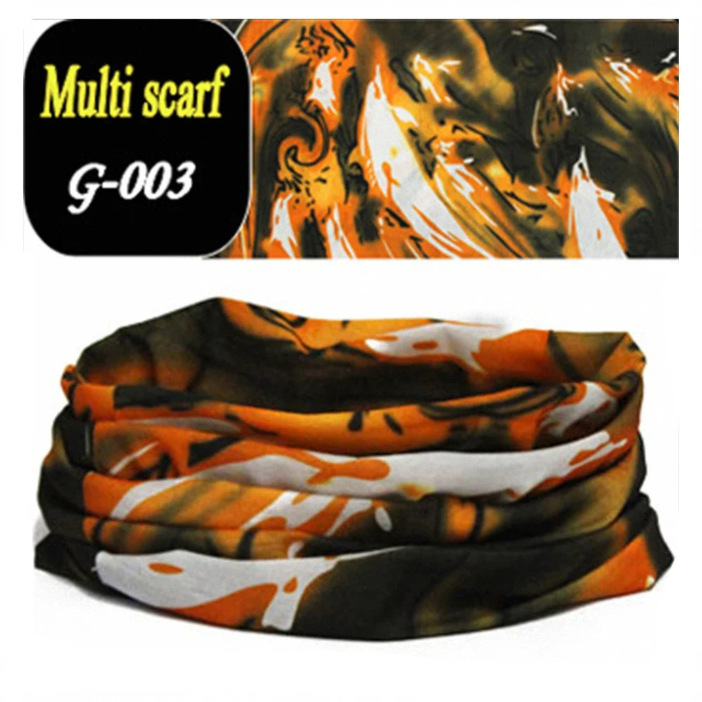 Fashion Men Women Head Face Neck Sunshade Collar Gaiter Tube Bandana Scarf Sports Headwear Scarf Dustproof Outdoor Fishing