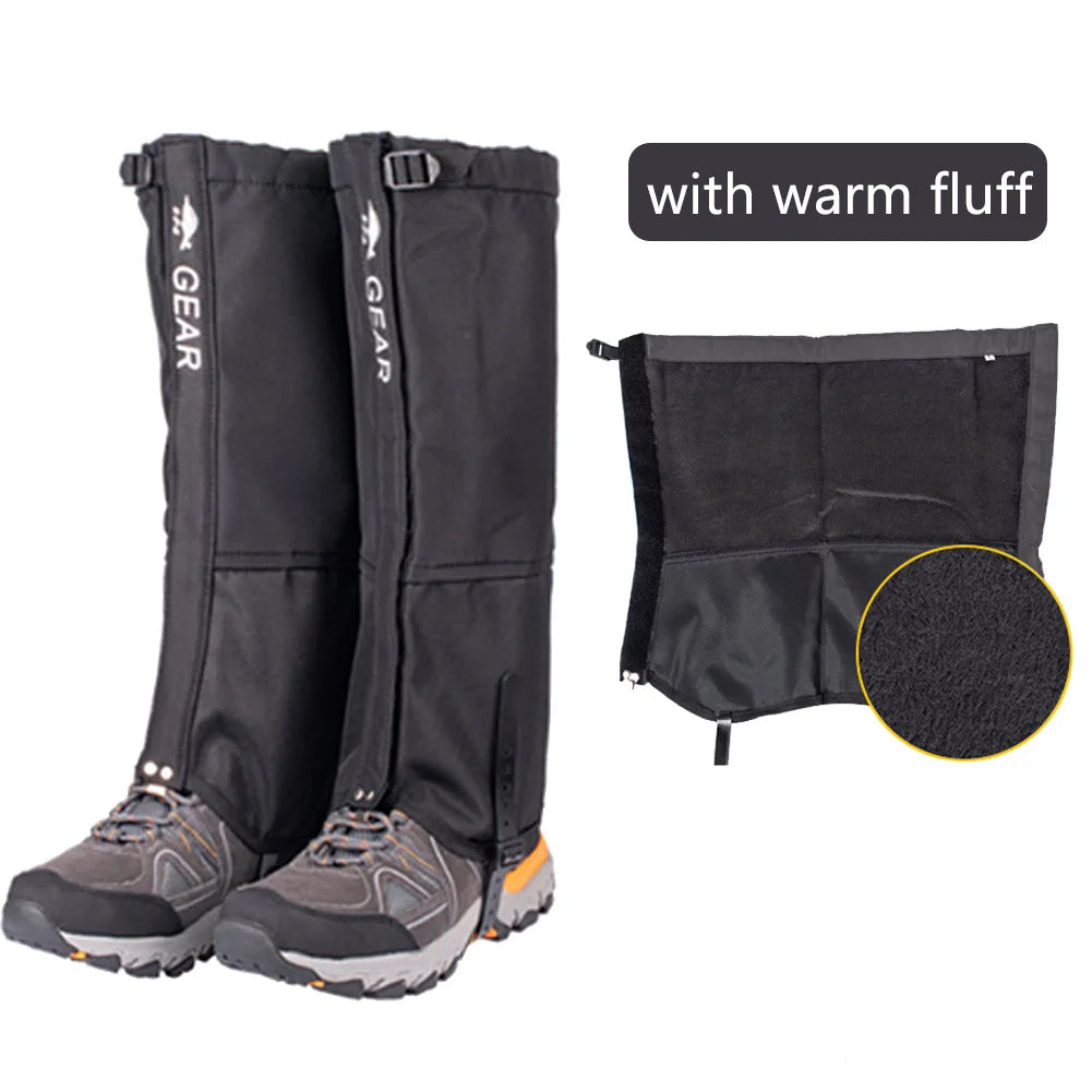 Outdoor Travel Leg Warmers Hiking Leg Gaiter Waterproof Legging Shoes Hunt Climbing Camping Winter Tourist Snow Foot Cover