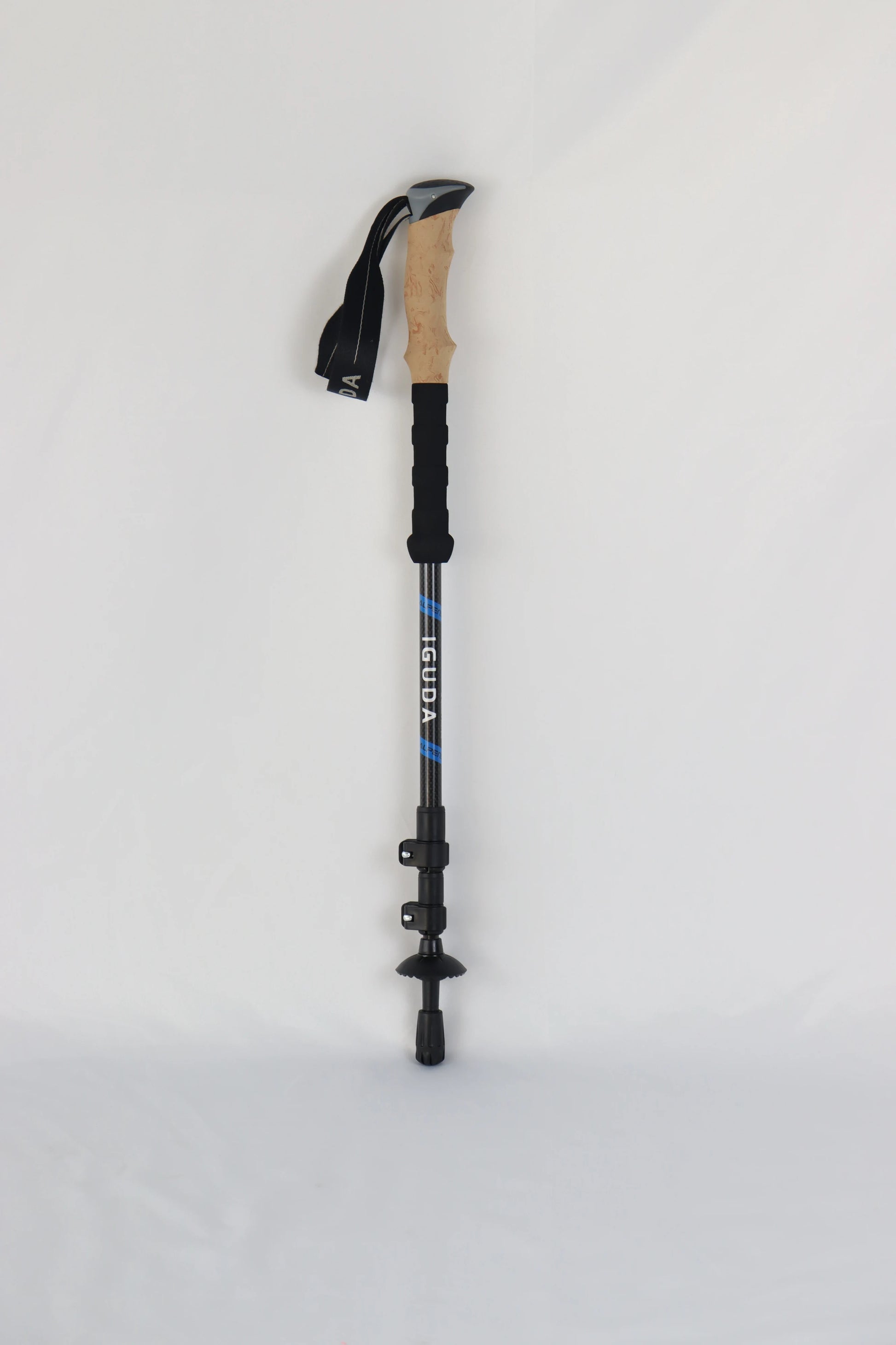 Trekking Poles Carbon Fiber Collapsible Telescopic Sticks Lightweight Walking Hiking Stick Climbing Stick Telescopic Cane