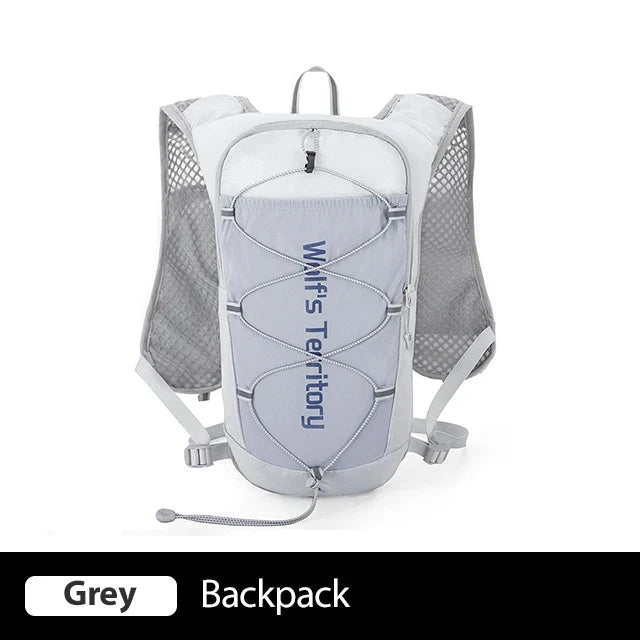 Outdoor Trail Running Ultralight Backpack Running Hydration Vest Breathable Marathon Running Backpack Water Bottle