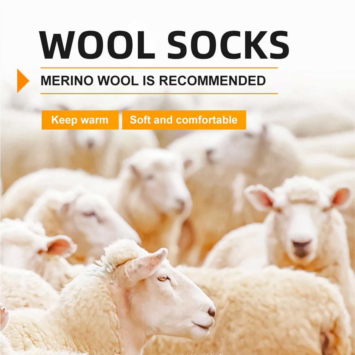 Merino Wool Thermal Socks Winter Warm Ski Hiking Snowboarding Climbing Compression Sports Socks Thick Merino Wool Socks