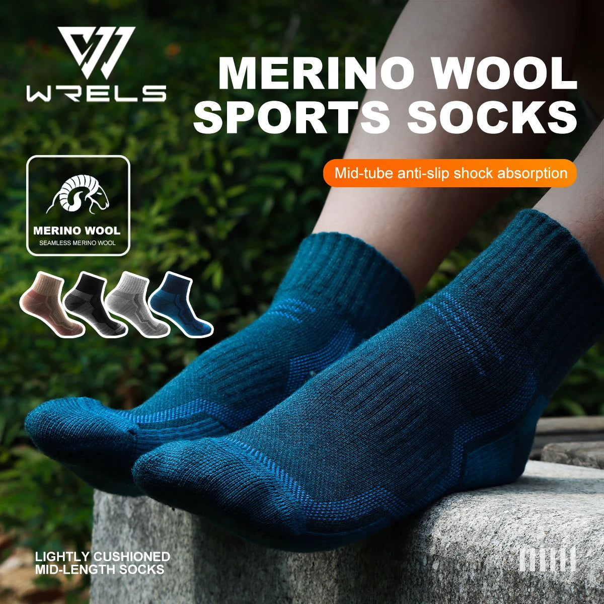 Merino Wool Thermal Socks Winter Warm Ski Hiking Snowboarding Climbing Compression Sports Socks Thick Merino Wool Socks