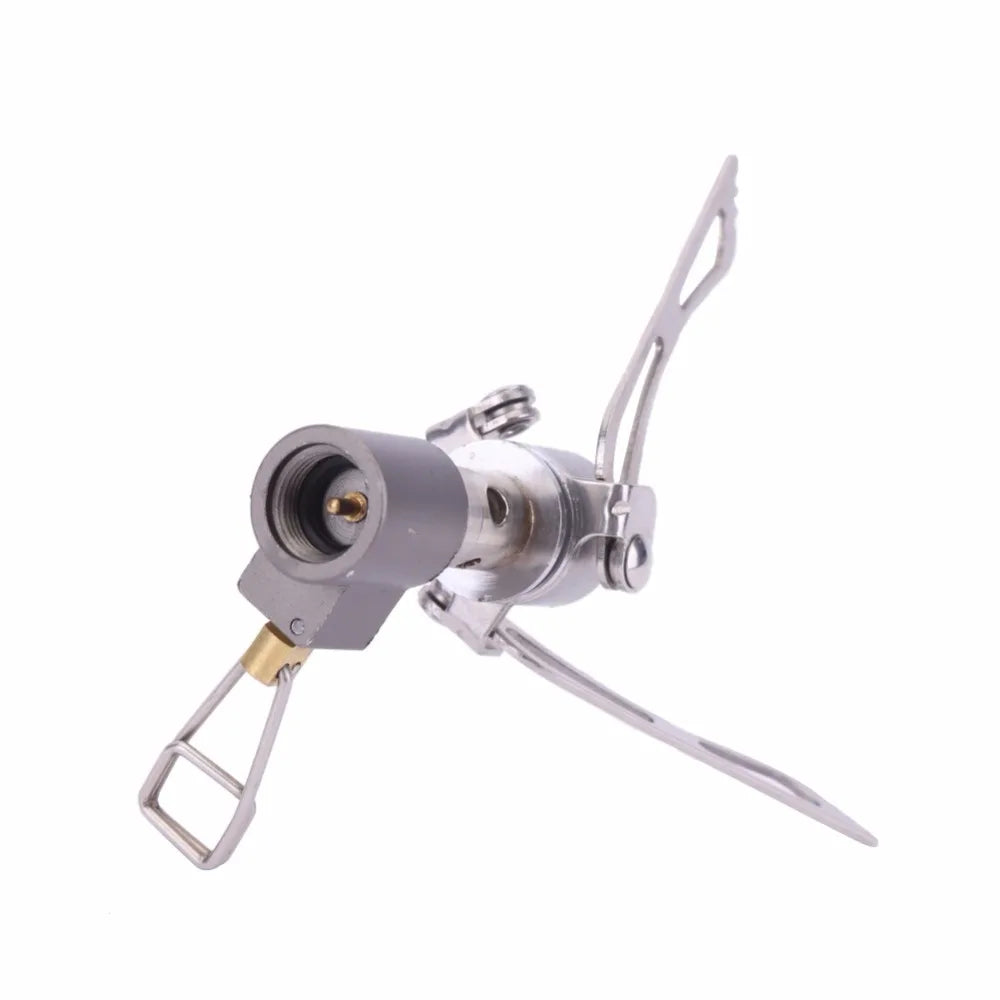 Mini Portable Camping Gas Stove – 3000W Foldable Stainless Steel Pocket Burner for Outdoor Cooking & Survival | Hike This Supply