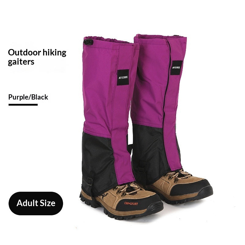 Heavy Duty Leg Gaiters for Hiking, Snowshoeing & Hunting - Waterproof Protection