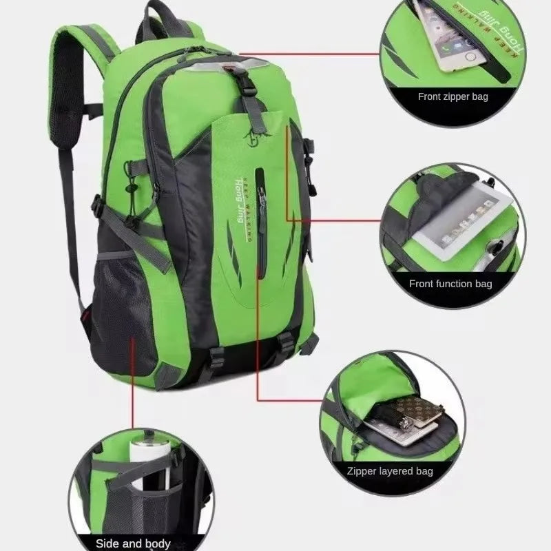 Lightweight Foldable Backpack Men Women Waterproof Packable Backpack Outdoor Travel Hiking Cycling Daypack Camping Shoulders Bag