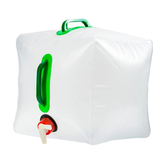 10/12L Outdoor Water Bucket Large-Capacity Portable Camping Water Bag Container with Faucet Driving Water Tank for Picnic Hiking