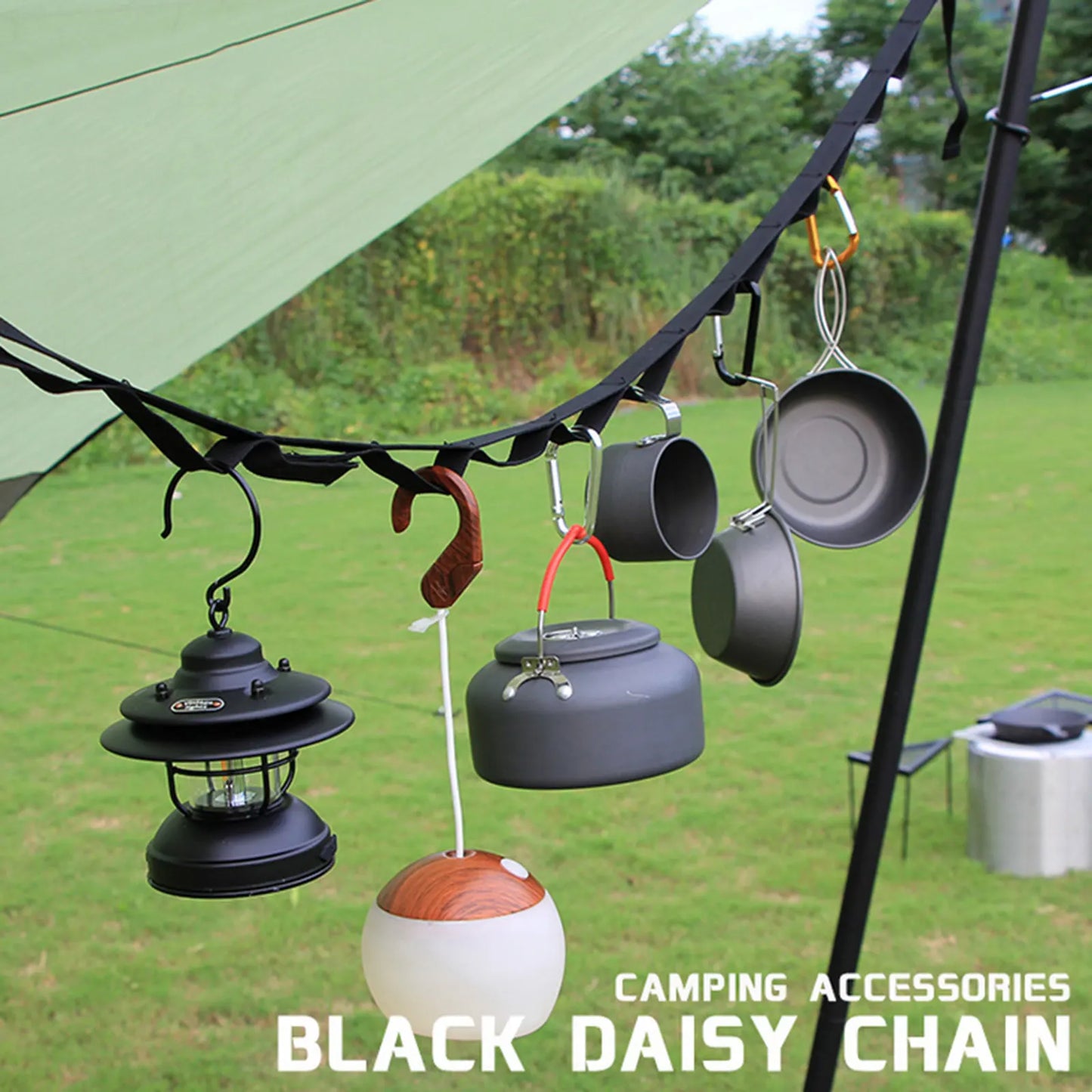 6.5ft Camping Lanyard Strap – Heavy-Duty Hanging Rope for Lanterns, Utensils, Gear & Outdoor Storage (400lb Capacity) | Hike This Supply