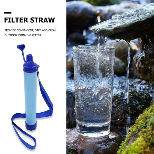 Mini Mini Water Filter Straw Straw Purifier Purification Water Filter Survival Portable Drinking Water Filtering Straw Camping
