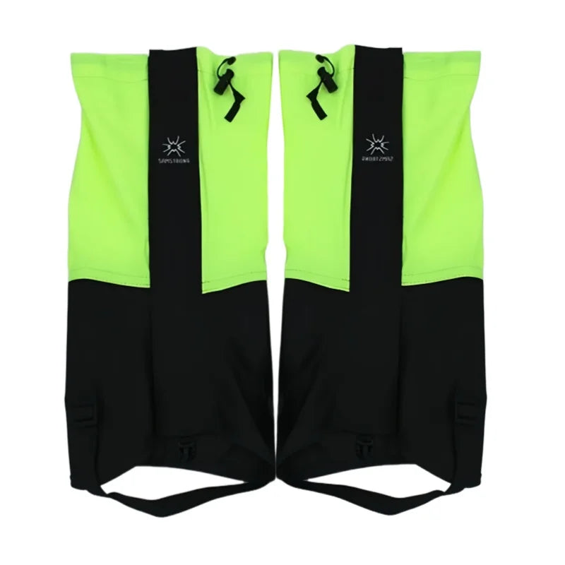 1 Pair Outdoor Skiing Camping Hiking Climbing Waterproof High Tube Snow Legging Gaiters Windproof Trekking Desert Boots Covers