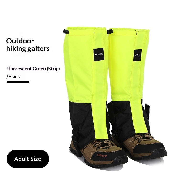 Heavy Duty Leg Gaiters for Hiking, Snowshoeing & Hunting - Waterproof Protection