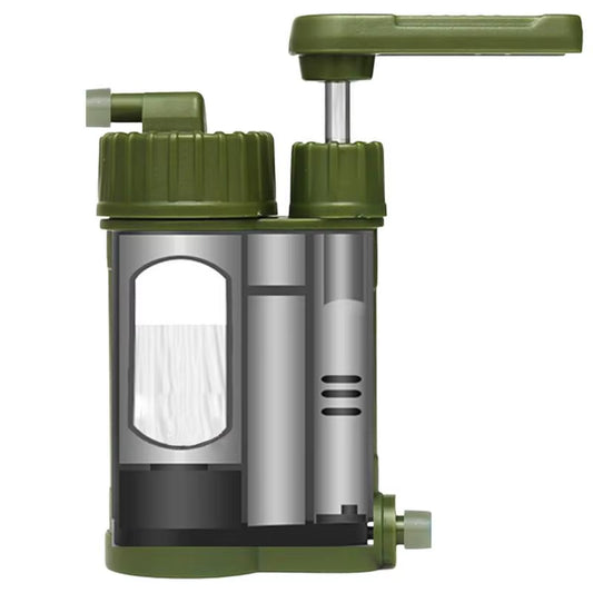 Emergency Hand Pump Water Filter – Portable Survival Purifier for Outdoor Hiking, Camping & Disaster Prep | Hike This Supply