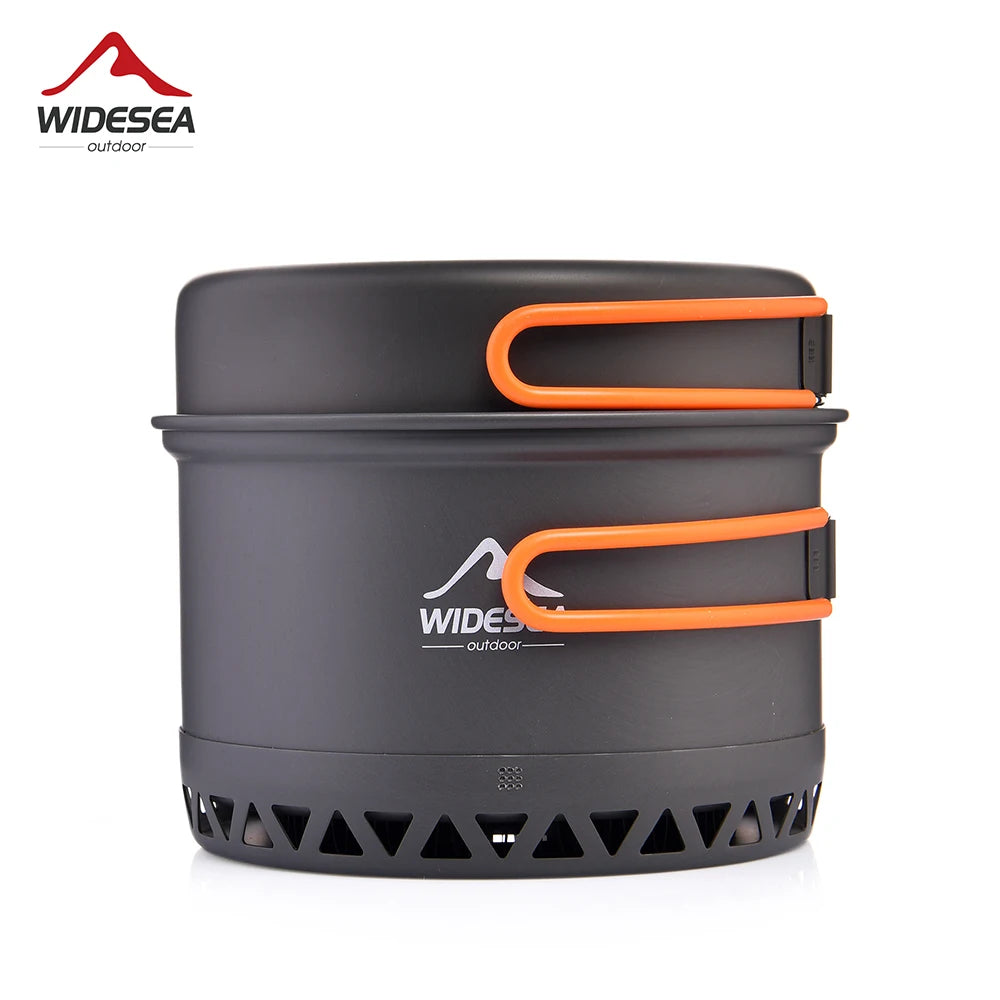 WIDESEA 2-Person Camping Cookware Set – 1.3L & 2.3L Lightweight Outdoor Pot & Kettle Kit for Hiking, Backpacking & 4-Season Cooking | Hike This Supply