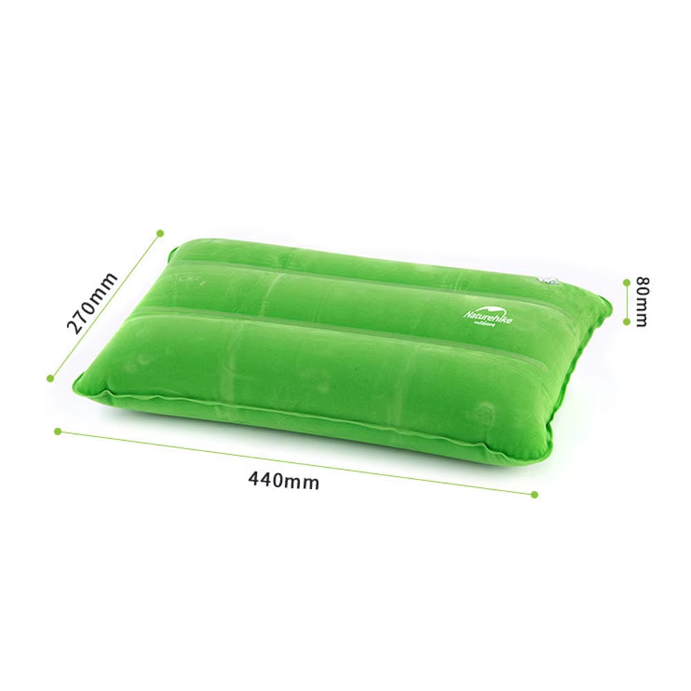 Inflatable Pillow Ultralight Camping Sleeping Air Pillow for Travel Outdoor Hiking Flight Foldable Portable Pillow