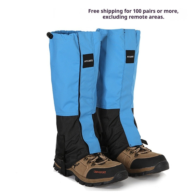Heavy Duty Leg Gaiters for Hiking, Snowshoeing & Hunting - Waterproof Protection